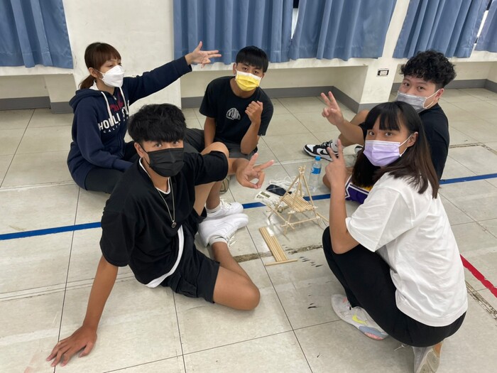 竹桌完成品